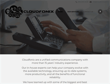 Tablet Screenshot of cloudfonix.com